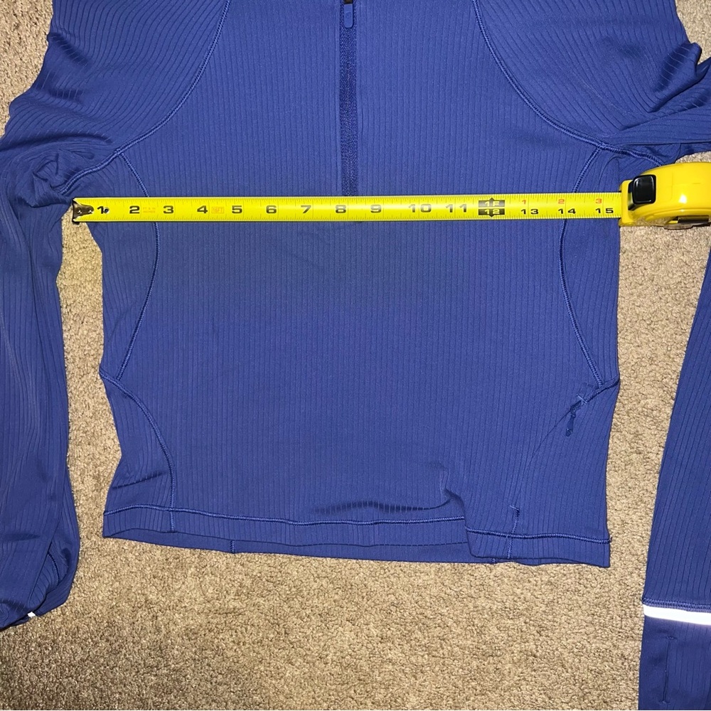 Lululemon Its Rulu Run Cropped Half Zip *Ribbed - Picture 8 of 8